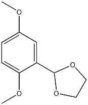 1,3-Dioxolane, 2-(2,5-dimethoxyphenyl)- 化学構造式