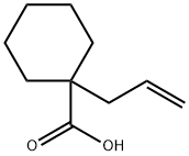 Cyclohexanecarboxylic acid, 1-(2-propen-1-yl)- Structure