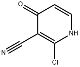 2-氯-4-羟基烟腈 结构式
