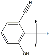 3-hydroxy-2-(trifluoromethyl)benzonitrile Struktur