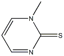 1-methylpyrimidine-2-thione Structure