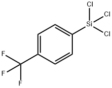 Silane, trichloro[4-(trifluoromethyl)phenyl]- Structure