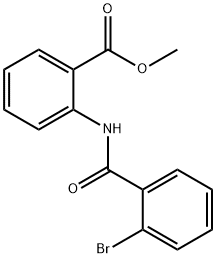 methyl 2-{[(2-bromophenyl)carbonyl]amino}benzoate,75541-69-4,结构式