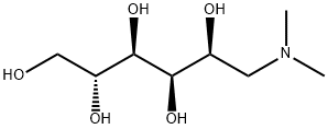 N,N-Dimethyl-D-glucamine Struktur