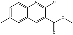 methyl 2-chloro-6-methylquinoline-3-carboxylate Structure
