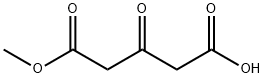 3-オキソペンタン二酸1-メチル 化学構造式