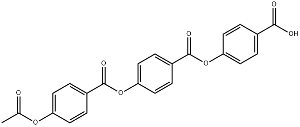 2-(2-(2-acetoxybenzoyloxy)benzoyloxy)benzoic acid Structure