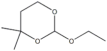 1,3-Dioxane, 2-ethoxy-4,4-dimethyl- 化学構造式