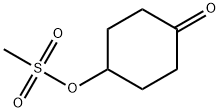 4-Oxocyclohexylmethanesulfonate Structure