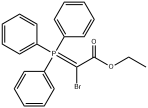 Acetic acid, bromo(triphenylphosphoranylidene)-, ethyl ester Structure