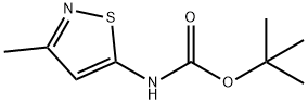 tert-Butyl 3-methylisothiazol-5-ylcarbamate Struktur