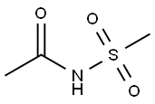 N- (甲磺酰基) 乙酰胺, 81005-29-0, 结构式