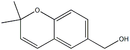 2H-1-Benzopyran-6-methanol, 2,2-dimethyl- Struktur