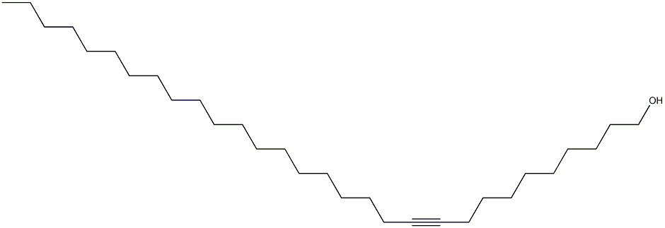 10-Triacontyn-1-ol 化学構造式