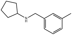 N-(3-methylbenzyl)cyclopentanamine Structure
