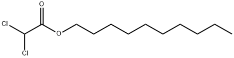 Acetic acid, dichloro-, decyl ester Structure