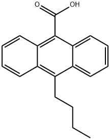 10-butylanthracene-9-carboxylic acid 结构式