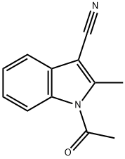 1-acetyl-2-methyl-1H-indole-3-carbonitrile,861326-80-9,结构式