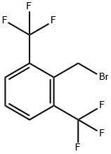 BENZENE, 2-(BROMOMETHYL)-1,3-BIS(TRIFLUOROMETHYL)- 结构式