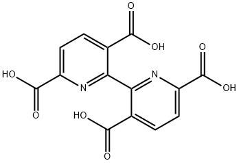 2,2'-bipyridine-3,3',6,6'-tetracarboxylic acid Struktur