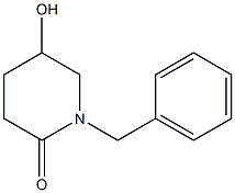 1-Benzyl-5-hydroxypiperidin-2-one Structure