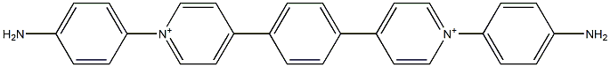 Pyridinium, 4,4'-(1,4-phenylene)bis[1-(4-aminophenyl)-,876014-06-1,结构式
