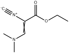 2-Propenoic acid, 3-(dimethylamino)-2-isocyano-, ethyl ester