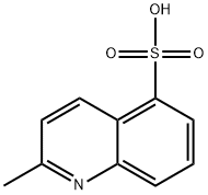 5-Quinolinesulfonic acid, 2-methyl- Structure