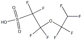 Ethanesulfonic acid, 1,1,2,2-tetrafluoro-2-(1,1,2,2-tetrafluoroethoxy)- Structure