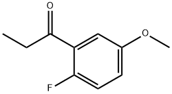 1-Propanone, 1-(2-fluoro-5-methoxyphenyl)- Struktur