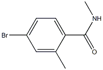 4-溴-N,2-二甲基苯甲酰胺, 893420-18-3, 结构式