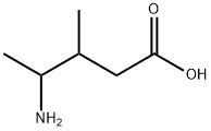 4-Amino-3-methyl-pentanoic acid Structure