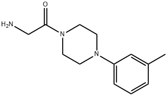 2-amino-1-[4-(3-methylphenyl)piperazin-1-yl]ethan-1-one Structure