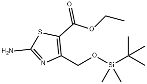 ethyl 2-amino-4-(((tert-butyldimethylsilyl)oxy)methyl)thiazole-5-carboxylate