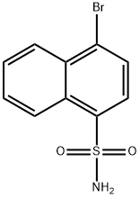 4-溴萘-1-磺酰胺 结构式