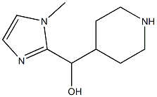 (1-甲基-1H-咪唑-2-基)(哌啶-4-基)甲醇,912761-33-2,结构式