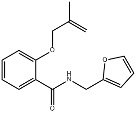 N-(2-furylmethyl)-2-[(2-methyl-2-propen-1-yl)oxy]benzamide Structure