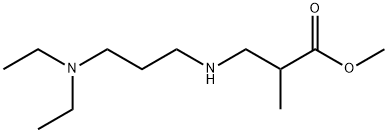 methyl 3-{[3-(diethylamino)propyl]amino}-2-methylpropanoate Struktur