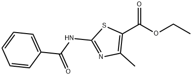 ethyl 2-benzamido-4-methylthiazole-5-carboxylate 结构式