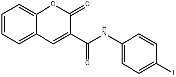 N-(4-iodophenyl)-2-oxo-2H-chromene-3-carboxamide Struktur