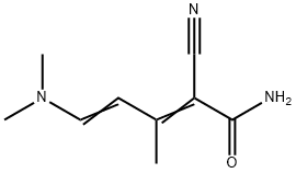 methyl 2-cyano-5-(dimethylamino)-3-methylpenta-2,4-dienoate Structure