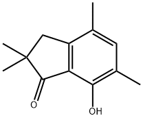7-hydroxy-2,2,4,6-tetramethyl-2,3-dihydro-1H-inden-1-one Structure
