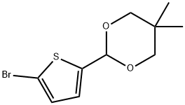 2-(5-Bromo-2-thienyl)-5,5-dimethyl-1,3-dioxane,940893-21-0,结构式