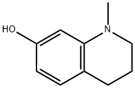 7-Quinolinol, 1,2,3,4-tetrahydro-1-methyl- Struktur
