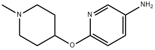 6-[(1-methylpiperidin-4-yl)oxy]pyridin-3-amine 化学構造式