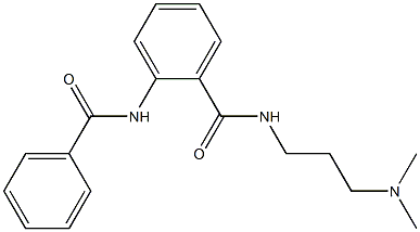 2-benzamido-N-[3-(dimethylamino)propyl]benzamide Structure