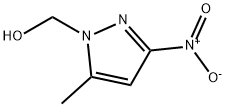 (5-甲基-3-硝基-1H-吡唑-1-基)甲醇 结构式