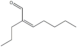 (Z)-2-propylhept-2-enal, 95667-14-4, 结构式