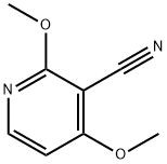 2,4-二甲氧基吡啶-3-甲腈, 95689-37-5, 结构式