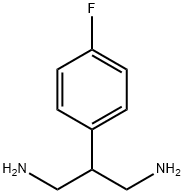 2-(4-Fluoro-phenyl)-propane-1,3-diamine Struktur
